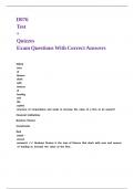 D076 Test &plus; Quizzes Exam Questions With Correct Answers