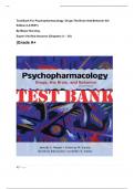 Test Bank For Psychopharmacology  Drugs The Brain And Behavior 4th Edition &lpar;LATEST&rpar;  By Meyer Nursing&comma;  Expert Verified Answers &vert;Chapters &lpar;1 &ndash; 20&rpar; &vert;Grade A&plus;