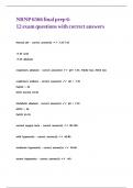NRNP 6566 final prep 6-12 exam questions with correct answers&period;