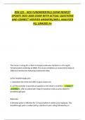 BSN 225 - HESI FUNDAMENTALS EXAM NEWEST UPDATE 2025-2026 EXAM WITH ACTUAL QUESTIONS AND CORRECT VERIFIED ANSWERS&sol;WELL ANALYSED ALL GRADED A&plus;