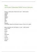 Nurs 225 Exam 1 Questions With Correct Answers