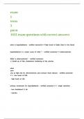 exam 1 term 3 pnvn 1631 exam questions with correct answers