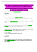 CIC - Agency Management Exam 2025-2026 most recent version Comprehensive 250 questions and verified answers accurate solutions Already graded A&plus; Get it 100&percnt; correct