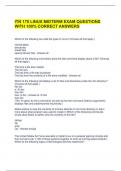 ITN 170 LINUX MIDTERM EXAM QUESTIONS WITH 100&percnt; CORRECT ANSWERS 