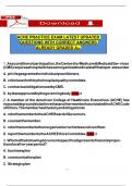 ACHE PRACTICE EXAM LATEST UPDATED QUESTIONS WITH CORRECT ANSWERS ALREADY GRADED A&plus;&period;