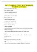 WGU C949 EXAM STUDY QUESTIONS AND CORRECT ANSWERS&excl;