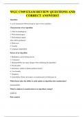 WGU C949 EXAM REVIEW QUESTIONS AND CORRECT ANSWERS&excl;