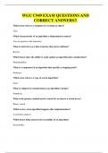 WGU C949 EXAM QUESTIONS AND CORRECT ANSWERS