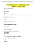 WGU C949 EXAM 4 QUESTIONS AND CORRECT ANSWERS&excl;&excl;