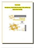Test bank for introductory clinical pharmacology&comma; 12th edition by Susan Ford&comma; verified chapters 1 - 54&comma; complete newest version&period;