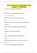 WGU C949 EXAM 2 QUESTIONS AND CORRECT ANSWERS&excl;&excl;