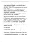 FDOT CONCRETE BATCH PLANT OPERATOR EXAM 