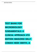 Test Bank for Microbiology A Systems Approach&comma; 5th Edition by Marjorie Kelly Cowan&comma; All Chapters 1-25 LATEST