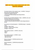 BMSC 208 FINAL EXAM QUESTIONS AND 100&percnt; VERIFIED ANSWERS