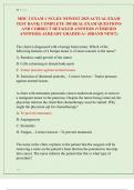 MDC 2 EXAM 1 NCLEX NEWEST 2025 ACTUAL EXAM  TEST BANK&vert; COMPLETE 350 REAL EXAM QUESTIONS  AND CORRECT DETAILED ANSWERS &lpar;VERIFIED  ANSWERS&rpar; ALREADY GRADED A&plus; &lpar;BRAND NEW&excl;&excl;&rpar; 