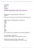 FACHE BOG Exam - all topics questions with correct answers&period;