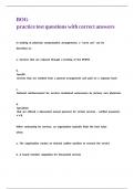 BOG practice test questions with correct answers