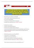CLS FINAL EXAM &vert; CONTAINS VERIFIED  QUESTIONS AND ANSWERS WITH DETAILED  RATIONALES&vert; UPDATED 2025&vert; VERIFIED AND  GUARANTEED PASS