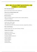 IDSC 3001 EXAM PREP QUESTIONS AND CORRECT ANSWERS