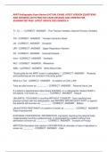 ARRT Radiography Exam Review &lbrack;ACTUAL EXAM&rsqb; LATEST VERSION &lbrack;QUESTIONS  AND ANSWERS&rsqb; WITH PRACTICE EXAM DETAILED AND VERIFIED FOR  GUARANTEED PASS- LATEST UPDATE 2025 GRADED A