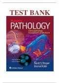 TEST BANK FOR RUBINS PATHOLOGY CLINICOPATHOLOGIC FOUNDATIONS OF MEDICINE 7 th EDITION