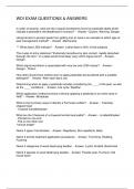 WDI EXAM QUESTIONS & ANSWERS