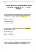 ENPC 6TH EDITION PROVIDER EXAM 2025 &vert; CERTIFIED QUESTIONS WITH VERIFIED ANSWERS