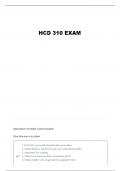 HCD 310 EXAM 1 STUDY GUIDE QUESTIONS AND VERIFIED ANSWERS