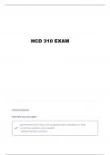 HCD 310 MODULE 4 QUESTIONS AND VERIFIED ANSWERS