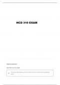 HCD 310 MIDTERM QUESTIONS AND VERIFIED ANSWERS