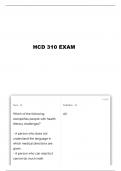 HCD 310 QUIZ 4 QUESTIONS AND VERIFIED ANSWERS