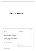 HCD 310 MODULE 6 QUESTIONS AND VERIFIED ANSWERS