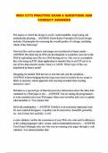 WGU C773 PRACTICE EXAM A QUESTIONS AND CORRECT ANSWERS