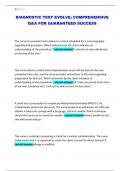 DIAGNOSTIC TEST EVOLVE&semi; COMPREHENSIVE Q&A FOR GUARANTEED SUCCESS