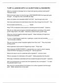TURF & LANDSCAPE 3&period;0 QUESTIONS & ANSWERS