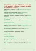 TEAS 2024 Exam Prep &lpar;New 2025&sol; 2026 Update&rpar;Verified  Actual Questions & Answers for Guaranteed Pass&vert;&vert;&vert;Latest  Version&excl;&excl;&excl;Already Graded A&plus;