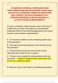 ATI MEDICAL SURGICAL CARDIOVASCULAR  PROCTORED EXAM AND STUDYGUIDE LATEST 2025&sol;  2026 ACTUAL EXAM WITH COMPLETE QUESTIONS  AND CORRECT DETAILED ANSWERS &lpar;100&percnt;  VERIFIED ANSWERS&rpar; &vert;ALREADY GRADED A&plus;&vert;  &vert;&vert;LATEST EXAM&excl;&excl;&excl;&vert;&vert; &vert;&vert;BRANDNEW&excl;&excl;&excl;&vert;&vert; 