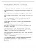 FANUC CERTIFICATION FINAL QUESTIONS