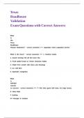 Texas Roadhouse Validation Exam Questions with Correct Answers 