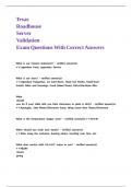 Texas Roadhouse Server Validation Exam Questions With Correct Answers&period;