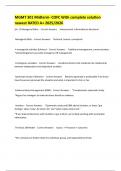 MGMT 301 Midterm- COFC With complete solution newest RATED A&plus; 2025&sol;2026 