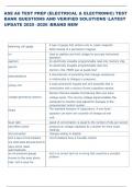 Exam &lpar;elaborations&rpar; ASE A6 
