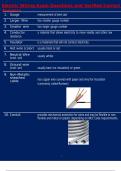 Electric Wiring Exam Questions and Verified Correct Answers