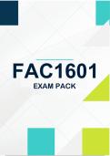 FAC1601 Exam Pack 2026