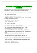 WGU C787 STUDY GUIDE WITH COMPLETE SOLUTION