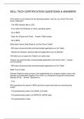 DELL TECH CERTIFICATION QUESTIONS & ANSWERS