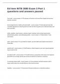 Ed Imm INTB 3080 Exam 3 Part 1 questions and answers passed 