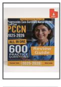 PCCN Exam Prep  &ndash; All-In-One Progressive Care Certified Nurse Review Guide with 600 Practice Questions