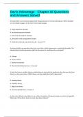 Davis Advantage - Chapter 16 Questions and Answers Solved