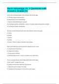 Davis Advantage ch&period; 2 Questions with Answers Graded A&plus;